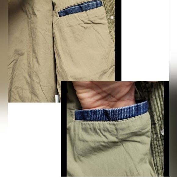 Disney Store Vintage Winnie The Pooh Denim Corduroy Collar Jacket Size S - Picture 14 of 16